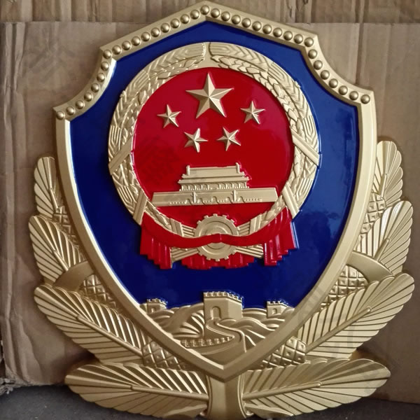 大型警徽常见安装方法介绍